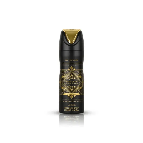 Bade’e Al Oud Oud for Glory by Lattafa is a bold and luxurious unisex body spray