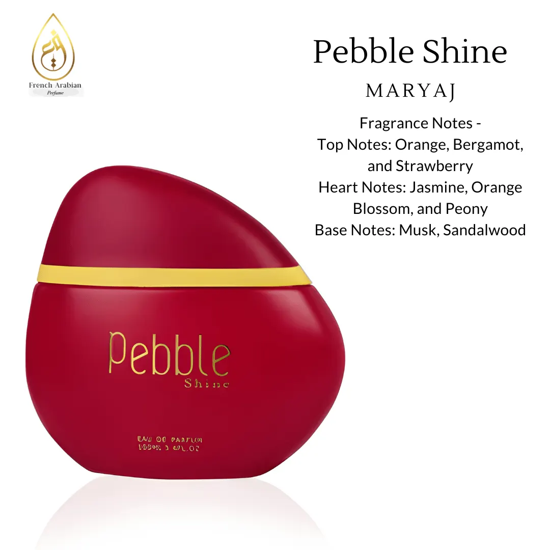 pebble shine eau de parfum for women 100ml by maryaj perfumes