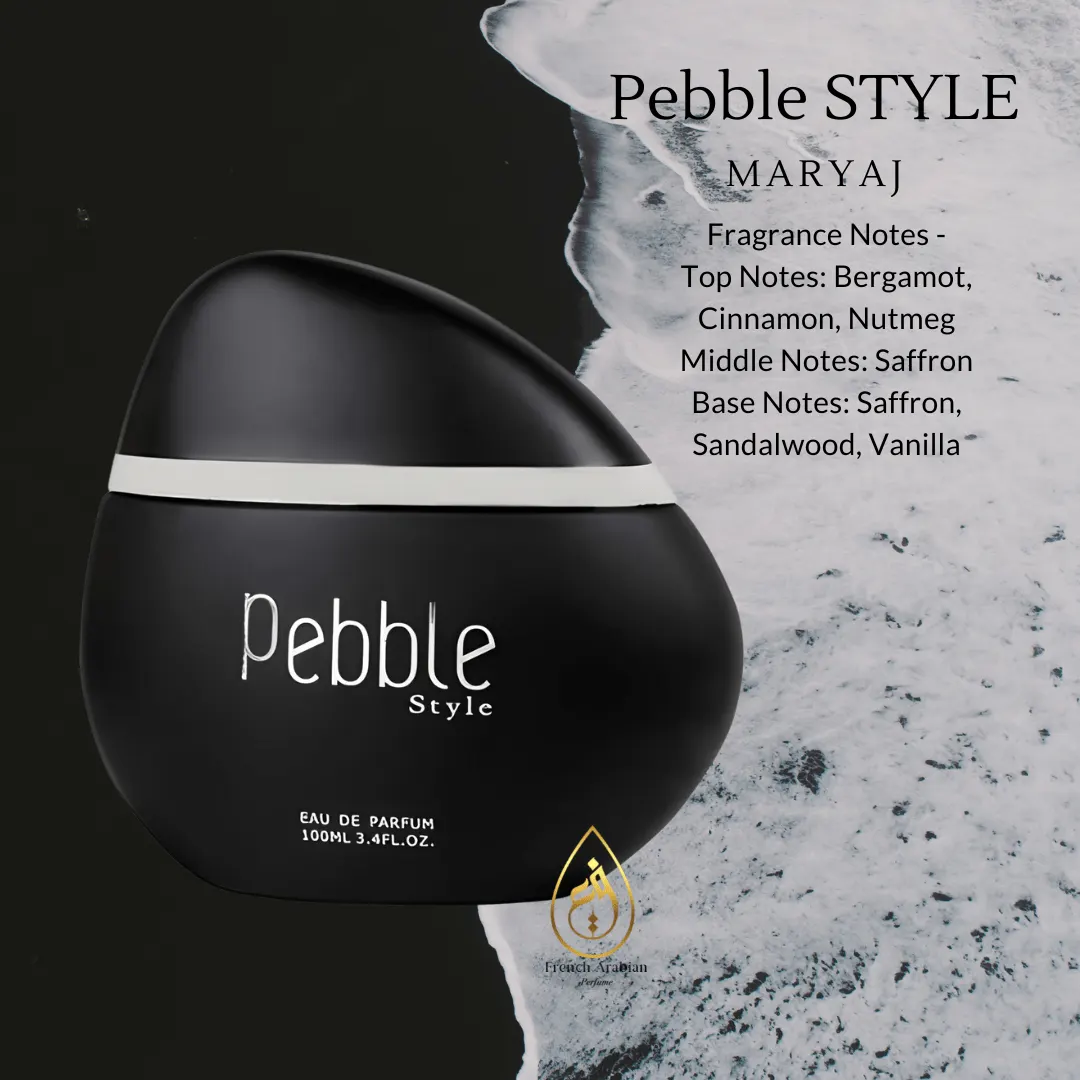 pebble style eau de parfum for men 100ml by maryaj perfumes